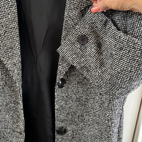 Beautiful tweed jacket middle arm sleeves size 4 - Picture 6 of 10